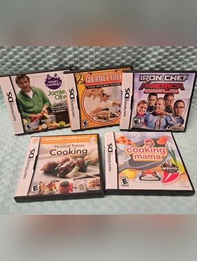 Lot of 5 Nintendo DS Cooking Games